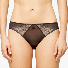 Montelle Gatsby Luxe Sheer Mesh Bikini Panty