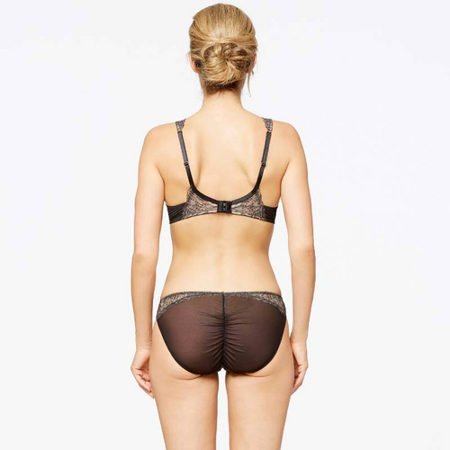 Montelle Gatsby Luxe Sheer Mesh Bikini Panty