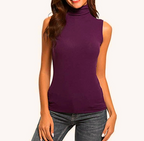 Lavinia Soft Stretch Sleeveless Top: Your Comfort Queen!