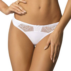 Gorteks Exquisite White Lace Thong