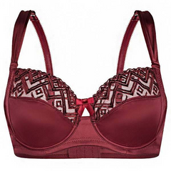 Sassa Bordeaux Luxe Semi-Sheer Full Figure Bra