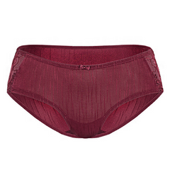 Bordeaux Red Luxe Hipster Panty