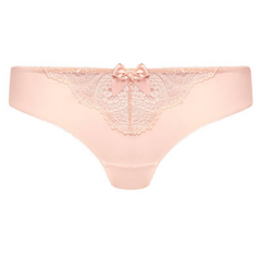 Ajour Pale Peach Lace Bikini Panty - Elegance Redefined