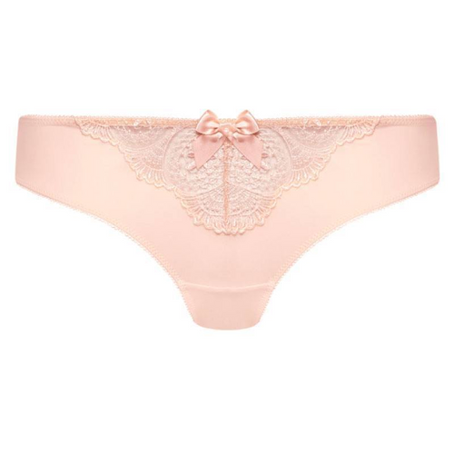 Ajour Pale Peach Lace Bikini Panty - Elegance Redefined