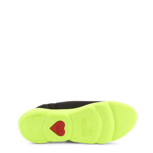 Opulent Love Moschino Neon Green Slip-Ons 🌟