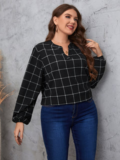 Enchanted Romance Plaid Blouse 🌹