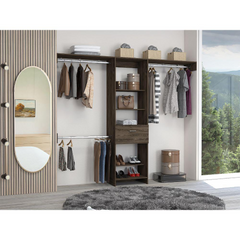 Regal Walnut Wardrobe: Storing Majesty & Grace