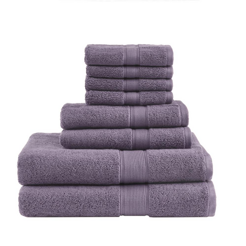 Madison Park Signature Luxe Cotton Towel Set: Enveloped in Opulent Comfort