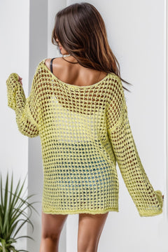 Cosy Openwork Knit Top: Effortless Style & Comfort