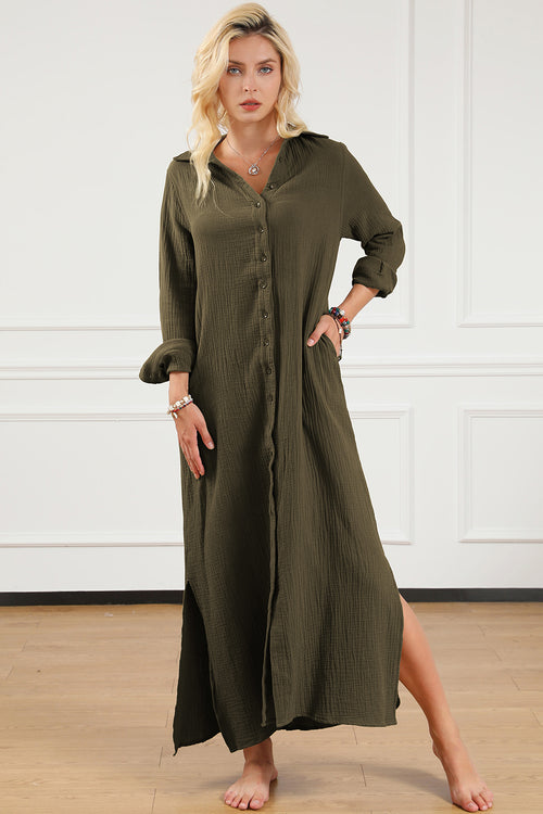 Elegant Collared Shirt Dress for Timeless Style