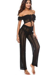 Sophisticated Sea Queen High Waist Swim Pants