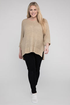 Romantic Embrace Knit Sweater - Curves Enchanted