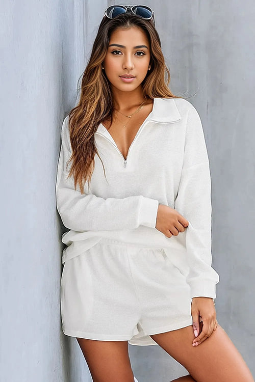 Cloud 9 Chic Zip-Up Lounge Set