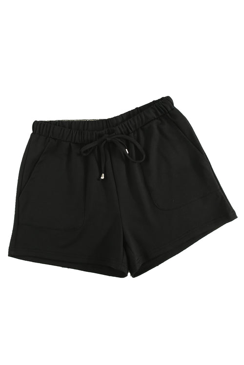 Stay comfy & stylish with Black Drawstring Shorts!