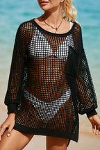 Whispers of Midnight Fishnet Cover-Up