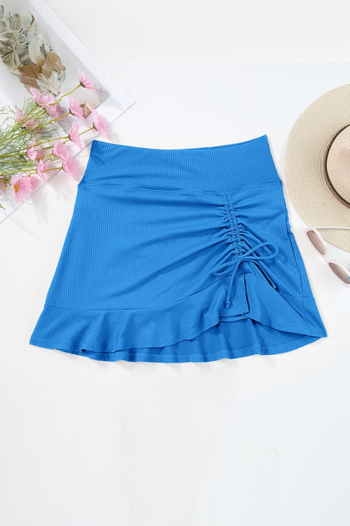 Ruffled Romance Swim Skirt: Beach Elegance Embodied