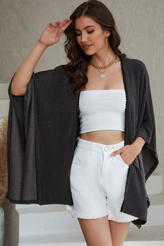 Get Summer Ready with Lace Trim Kimono