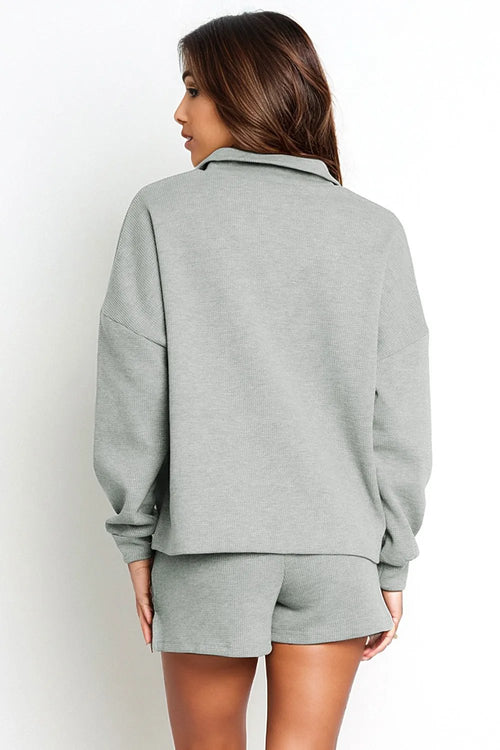 Cloud 9 Chic Zip-Up Lounge Set