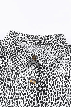 Leopard Print Shirt Dress: Versatile Wild Elegance