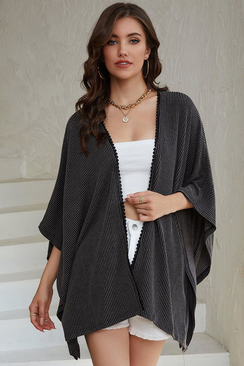 Get Summer Ready with Lace Trim Kimono