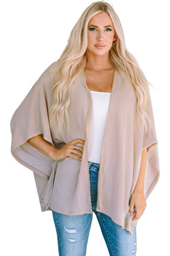 Get Summer Ready with Lace Trim Kimono