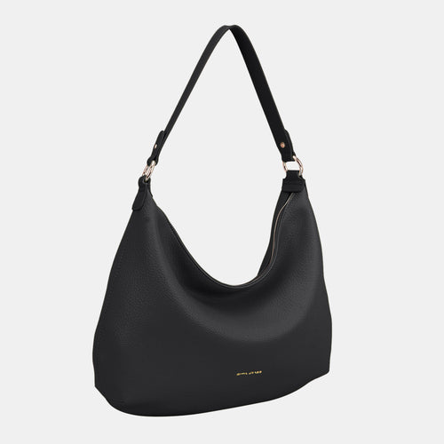 Elegant PU Leather Shoulder Bag with Adjustable Strap