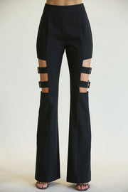 Lola's High-Waisted Belted Bell Bottoms: Style Powerhouse!