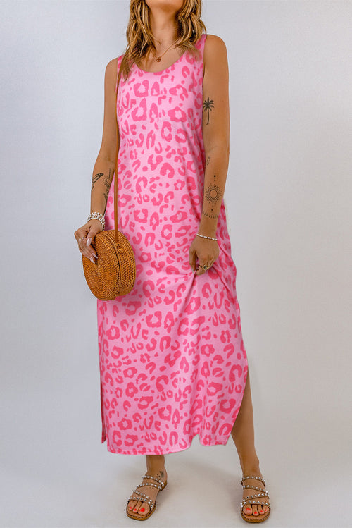 Refine your style with Gray Leopard Maxi.