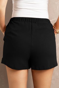 Stay comfy & stylish with Black Drawstring Shorts!