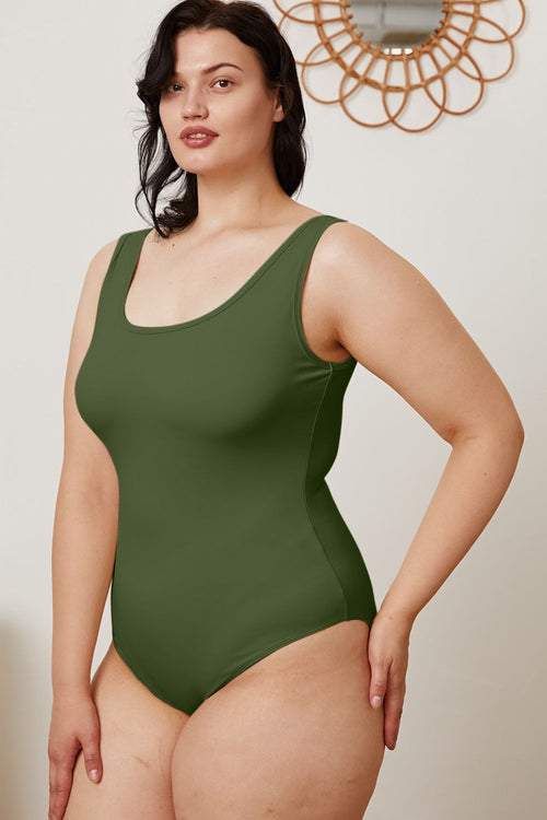 Basic Elegance Square Neck Bodysuit