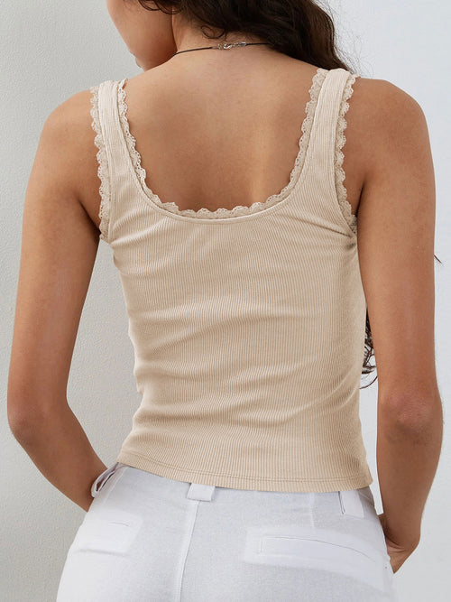 Luxe Lace Tank: Unparalleled Elegance & Comfort