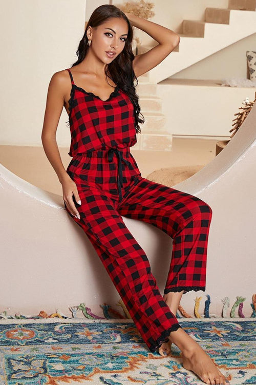 Enchanted Dreams Plaid Jumpsuit 🌙🧚‍♀️✨