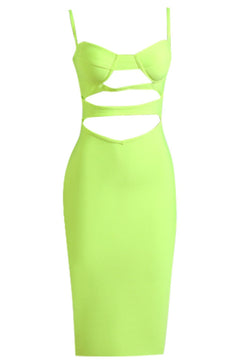 Ethereal Elegance Cutout Bodycon: Classy Sophistication