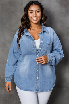 Enchanted Sky: Plus-Size Denim Dream 💫