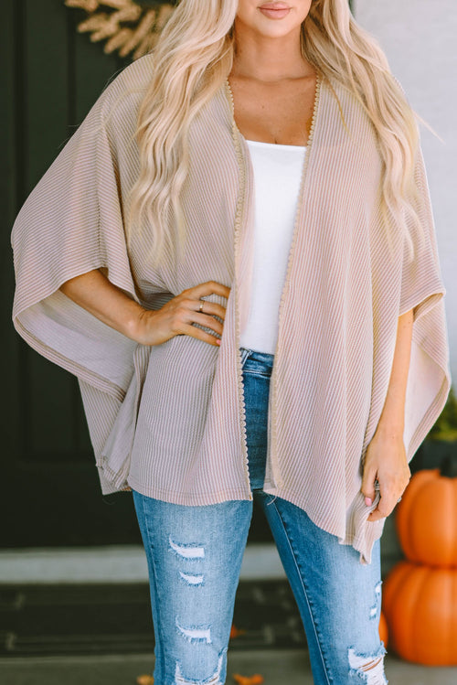 Get Summer Ready with Lace Trim Kimono