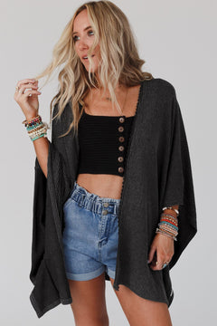 Get Summer Ready with Lace Trim Kimono