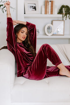 Fireside Charm Velvet Lounge Set 🌟