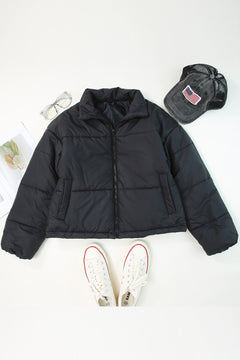 Stay Stylish & Warm with Black Puffer Coat