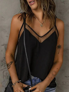 Opulent Silk V-Neck Cami