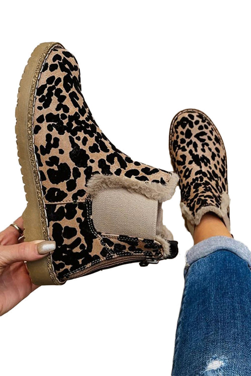 Leopard Luxe Chelsea Boots: Opulent Elegance