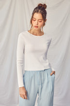 Idem Ditto Backless Knit Top: Turn Heads!