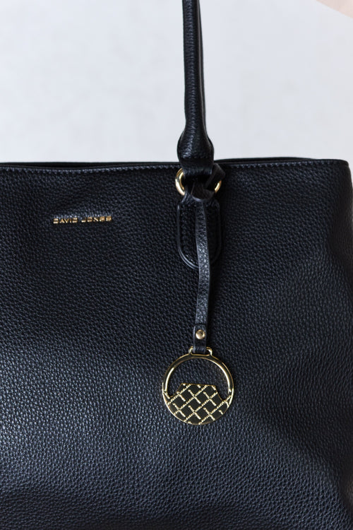 The Bard's Elegance: Faux Leather Handbag