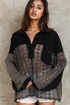 Elegant Lace Bliss Blouse