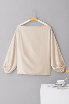 Shimmery Pink Satin Blouse: Your Style Statement!