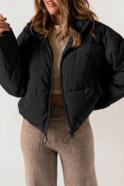 Stay Stylish & Warm with Black Puffer Coat