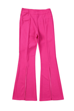 Flawless Rose Split Hem Street Style Pants 🌹