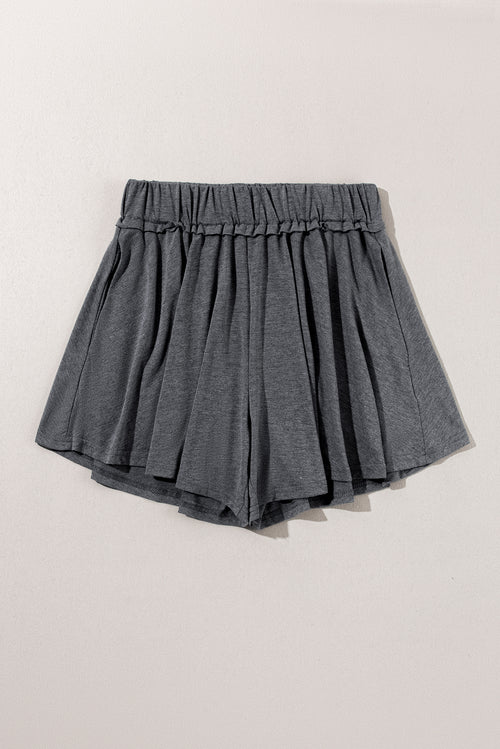 Comfy Gray Culotte Shorts for Everyday Chic