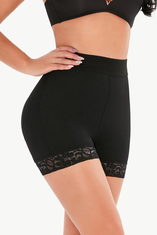 Lace Trim Shaping Shorts: Sexy Curves Enhancer