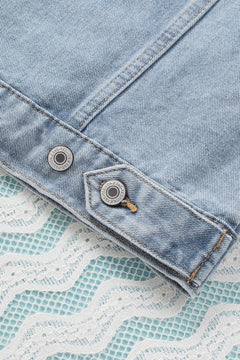 Sky Blue Ripped Denim: Effortless Style Companion