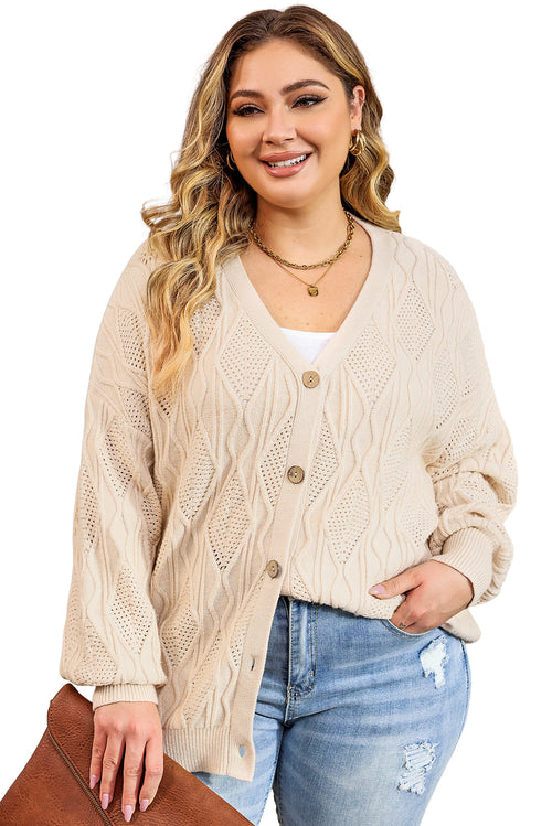 Enchanted Apricot Elegance Cardigan